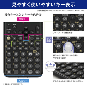 カシオ プロフェッショナル関数電卓 ClassWiz FX-JP900CWS-N-イメージ5