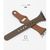 WEARPLANET Apple Watch 49/46/45/44/42mm用Slim Line フラット本革バンド スモーキーブラウン WP23209AWWM-イメージ8