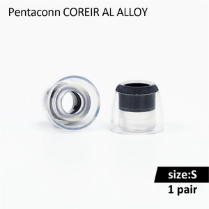 日本ディックス Pentaconn COREIR -ペンタコン コレイル- AL ALLOY S 1ペア Black PTM02-S-1P-イメージ1