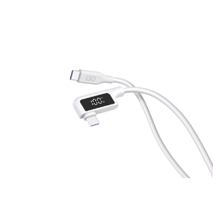 CIO L字 CtoC 液晶ディスプレイ付きシリコンケーブル 2m CIO-SLL-SC-CC2-WH-イメージ2