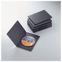 エレコム スリムDVDトールケース CCD-DVDS03BK