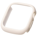 エレコム Apple Watch 46mm用フルカバーケース/TOUGH SLIM LITE/プレミアムガラス ベージュ AW-25AFCTSLBE