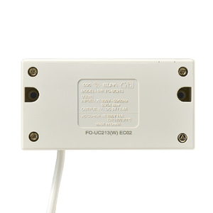 エルパ USB家具用コンセント AC2個口+Type-C1ポート ホワイト FO-UC213(W)-イメージ4