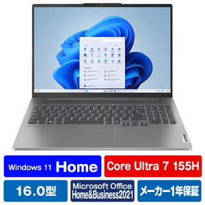 レノボ ノートパソコン IdeaPad Pro 5i Gen 9 アークティックグレー 83D4001AJP-イメージ1