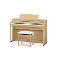 河合 木製鍵盤電子ピアノ 【高低自在椅子＆ヘッドホン付き】 CAシリーズ プレミアムライトオーク調仕上げ CA49LO