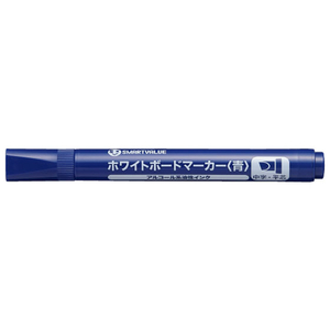 ジョインテックス ホワイトボードマーカー 青 平芯 1本 FC29142-H042J-BL-イメージ1
