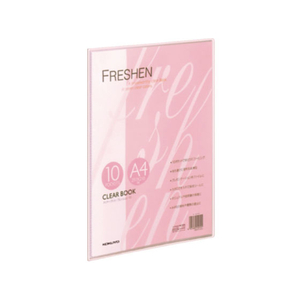 コクヨ クリアファイル フレッシェン A4 10ポケット ピンク 5冊 FC03428-ﾗ-S20P-イメージ1