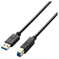 エレコム USB3．0ケーブル(1．5m) ブラック USB3-AB15BK