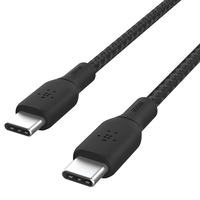ベルキン BoostCharge USB-C to USB-Cケーブル 100W 2m 黒 CAB014BT2MBK