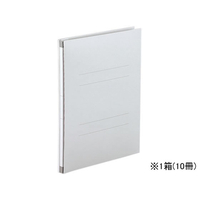 セキセイ のび～るファイル(エスヤード)PP貼り A4タテ グレー 10冊 F184770-AE-50FP-62