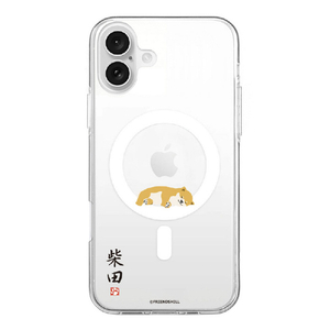 abbi FRIENDS iPhone 16 Plus用しばたさんMagSafe対応クリアケース 昼寝 ABF27210I16PL-イメージ1