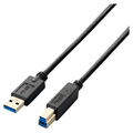 エレコム USB3．0ケーブル(2．0m) ブラック USB3-AB20BK