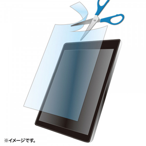 サンワサプライ 12．5型まで対応フリーカットタイプ抗菌・抗ウイルス光沢フィルム LCD-125WABVGF-イメージ2
