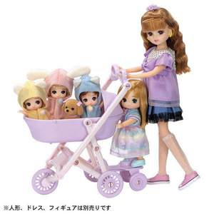 タカラトミー リカちゃんLF-11 みんなでおでかけ3WAY!ベビーカー LF11ﾐﾝﾅﾃﾞｵﾃﾞｶｹ3WAYﾍﾞﾋﾞ-ｶ--イメージ6