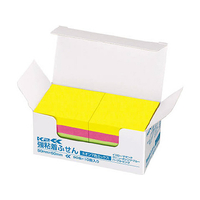 コクヨ 強粘着ふせん〈K2〉 50×50 7色ミックス ネオン10冊 F028558-K2ﾒ-KN5050X10