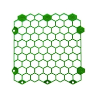 トラスコ中山 抗菌・防炎ジョイントスノコ 土足用 グリーン FC573JG-2065389