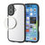 エレコム iPhone 17用TOUGH SLIM LITE ケース フレームカラー 極限 メタルステッカー付 ブラック PM-A25ATSLFCKBK-イメージ3