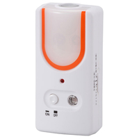 オーム電機 LEDフットライト 明暗センサー 停電対策多機能ライト コンセント式 monban LS-AS3A4-W