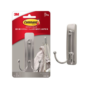 3M コマンドフック ワイヤーダブルフック ニッケルサテン FC777SY-CMD-WN-イメージ1
