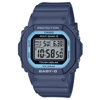 カシオ ソーラー電波腕時計 BABY-G ネイビー BGD-5650-2JF