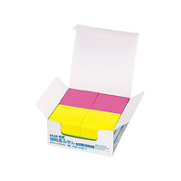 コクヨ 強粘着ふせん〈K2〉 50×50 7色ミックス ネオン20冊 F028559-K2ﾒ-KN5050X20