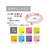 コクヨ 強粘着ふせん〈K2〉 50×50 7色ミックス ネオン20冊 F028559-K2ﾒ-KN5050X20-イメージ5
