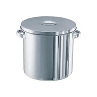 日東金属工業 ステンレスタンク　テーパー付貯蔵用タンク（フタ付）　65L TP-ST-43