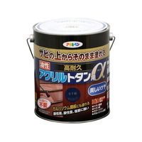 アサヒペン 油性高耐久アクリルトタンα 1.6KG なす紺 FC964NU