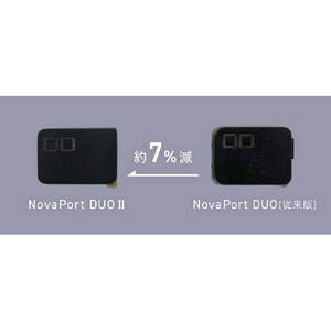 CIO 急速充電器 NovaPort DUO II(45W2C) ブラック CIO-G45W2C-N2-BK-イメージ2