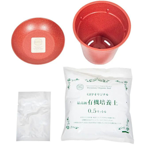 ＧＦＰ（グリーンフィールドプロジェクト） GFP/すべてオーガニックな栽培キット ミニトマト FC302SV-B185-イメージ2
