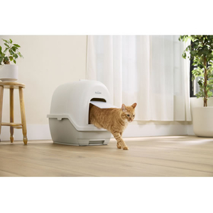 アイリスオーヤマ 炭脱臭ファン付き 猫トイレ アイボリー／ベージュ FCJ020F-DFT-52-イメージ7