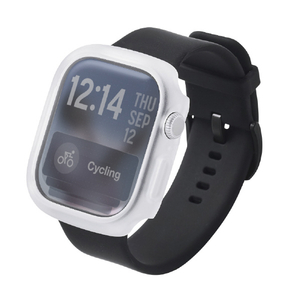 エレコム Apple Watch 46mm用フルカバーケース/TOUGH SLIM LITE/プレミアムガラス クリア AW-25AFCTSLCR-イメージ2