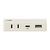 エルパ 家具用コンセントUSB AC1個口+Type-A 1ポート+Type-C 1ポート ホワイト FO-UC123(W)-イメージ4