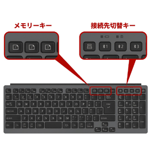 富士通 FMV Comfort Keyboard KB800 ブラック FMVKB800T1-イメージ12