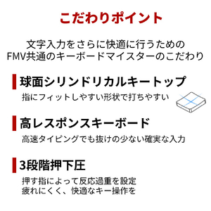 富士通 FMV Comfort Keyboard KB800 ブラック FMVKB800T1-イメージ6
