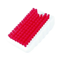 トラスコ中山 ツメブラシ HACCP対応 レッド FC765JJ-4821149