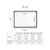 アスカ アルミ枠ポスターパネル ブラック A2 FC120TF-APP-A2BK-イメージ5