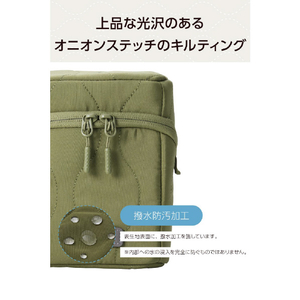 エレコム キルティング ツールポーチ スタンドタイプ カーキ BMA-QTGPTLSGN-イメージ7