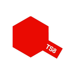 タミヤ TS-8 イタリアンレッド TSｽﾌﾟﾚ-08ｲﾀﾘｱﾝﾚﾂﾄﾞN-イメージ1