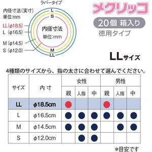 プラス メクリッコ LL 箱入り 20個入 F836763-44768-イメージ5