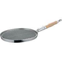 江部松商事 EBM/アルミ 鋳物 小判型 斜溝付 ステーキパン 大330×280 FC272LX-8140700