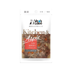 ジャパンペットコミュニケーションズ Kitchen & Aspic 牛肉と根野菜のアスピック 80g FCE578K-KAD6-イメージ1