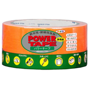 アサヒペン パワーテープ T106 48mm×10m蛍光オレンジ FC965NR-イメージ1
