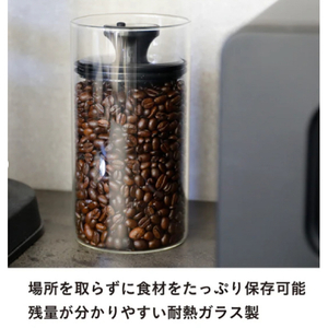 シービージャパン 耐熱ガラスキャニスター S ﾀｲﾈﾂｶﾞﾗｽｷﾔﾆｽﾀ-S-イメージ5
