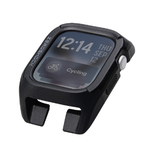 エレコム Apple Watch 46mm用バンパーケース/ZEROSHOCK ブラック AW-25AFCZEROBK-イメージ2