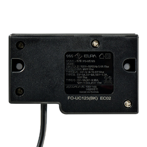 エルパ 家具用コンセントUSB AC1個口+Type-A 1ポート+Type-C 1ポート ブラック FO-UC123(BK)-イメージ6