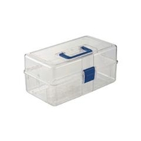 トラスコ中山 TRUSCO　透明工具箱　中皿なし　フリータイプ TCRBOXF