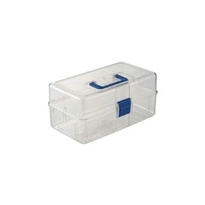 トラスコ中山 TRUSCO　透明工具箱　中皿なし　フリータイプ TCRBOXF-イメージ1