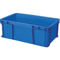 トラスコ中山 TS型 リサイクルコンテナ40L ダークブルー FC021GV-8191169