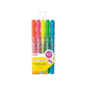 ゼブラ 蛍光オプテックス2 EZ 5色セット F883607-WKT11-5C-イメージ1